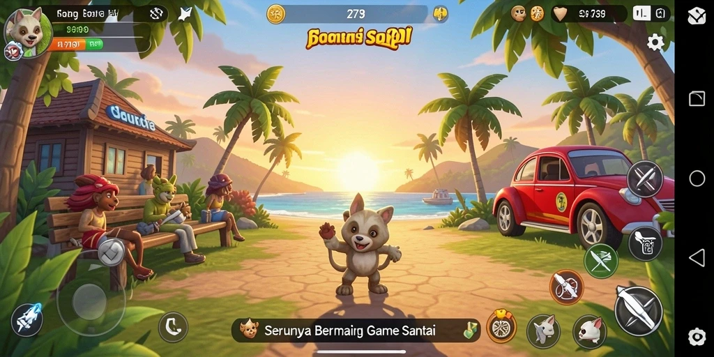 Tampilan gameplay 2739 yang menarik dan ceria.