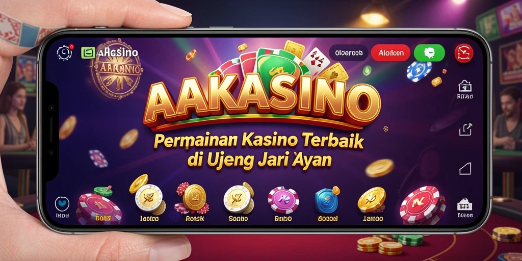 Tampilan antarmuka gameplay menakjubkan AAKASINO.