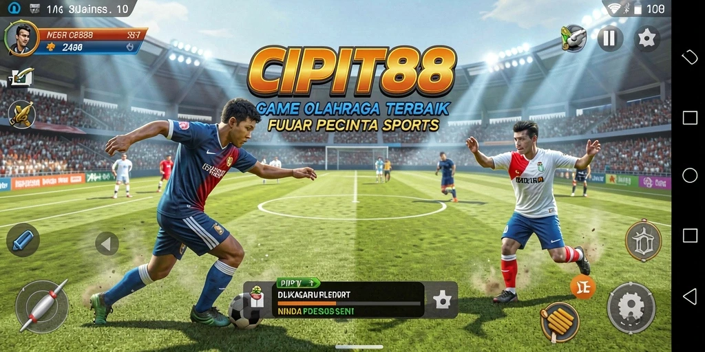 Tampilan gameplay seru dari <strong>CIPIT88</strong> yang menampilkan pertandingan olahraga.