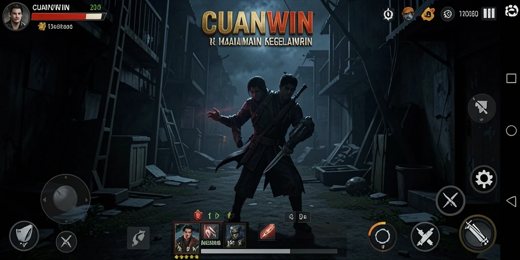 Gameplay mencekam dan menegangkan dari CUANWIN saat menjelajahi kegelapan.
