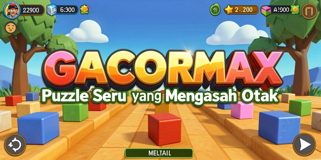 Screenshot GACORMAX menampilkan gameplay seru dengan puzzle yang menantang.