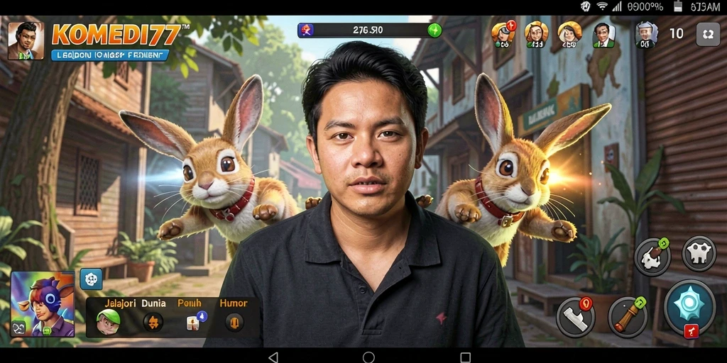 Screenshot KOMEDI77 menampilkan keindahan dunia Open World yang penuh warna.