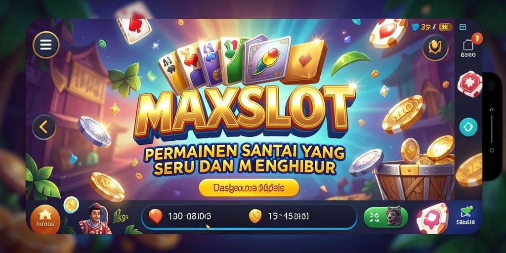 Tampilan gameplay MAXSLOT dengan slot yang menarik dan grafis cerah.