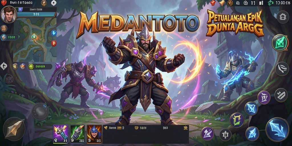 Tampilan menakjubkan dari gameplay ARPG di MEDANTOTO.