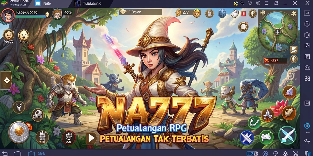 Tampilan gameplay seru dan menantang di dunia RPG.