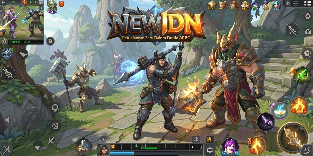 Menampilkan gameplay seru dan aksi mendebarkan di NEWIDN.