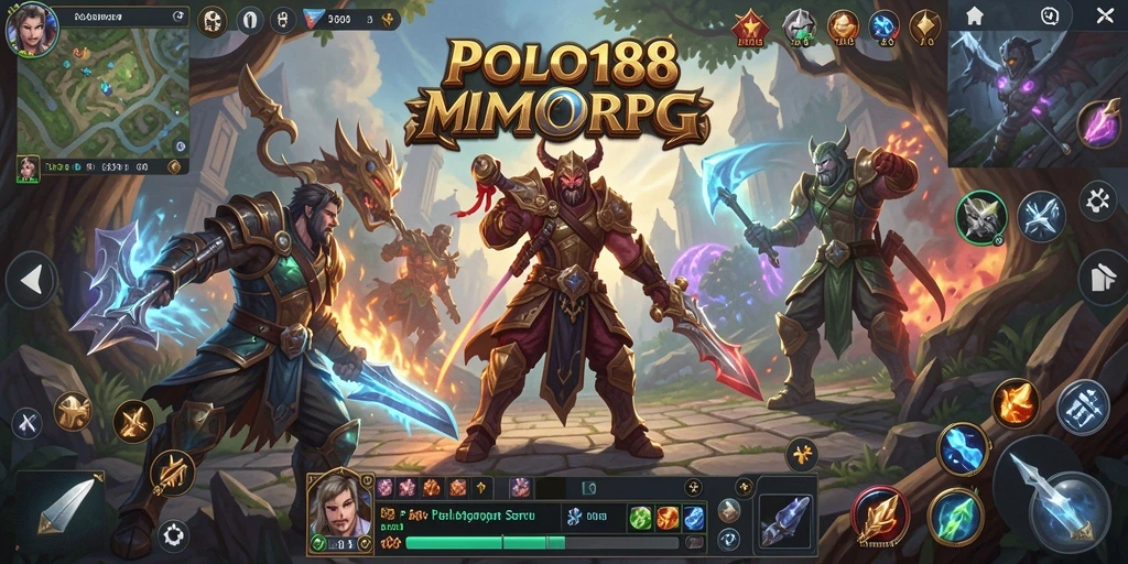 Screenshot gameplay POLO188 menampilkan aksi pertarungan yang seru.