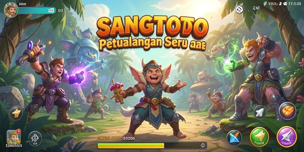 Gameplay SANGTOTO yang menampilkan eksplorasi petualangan menarik.